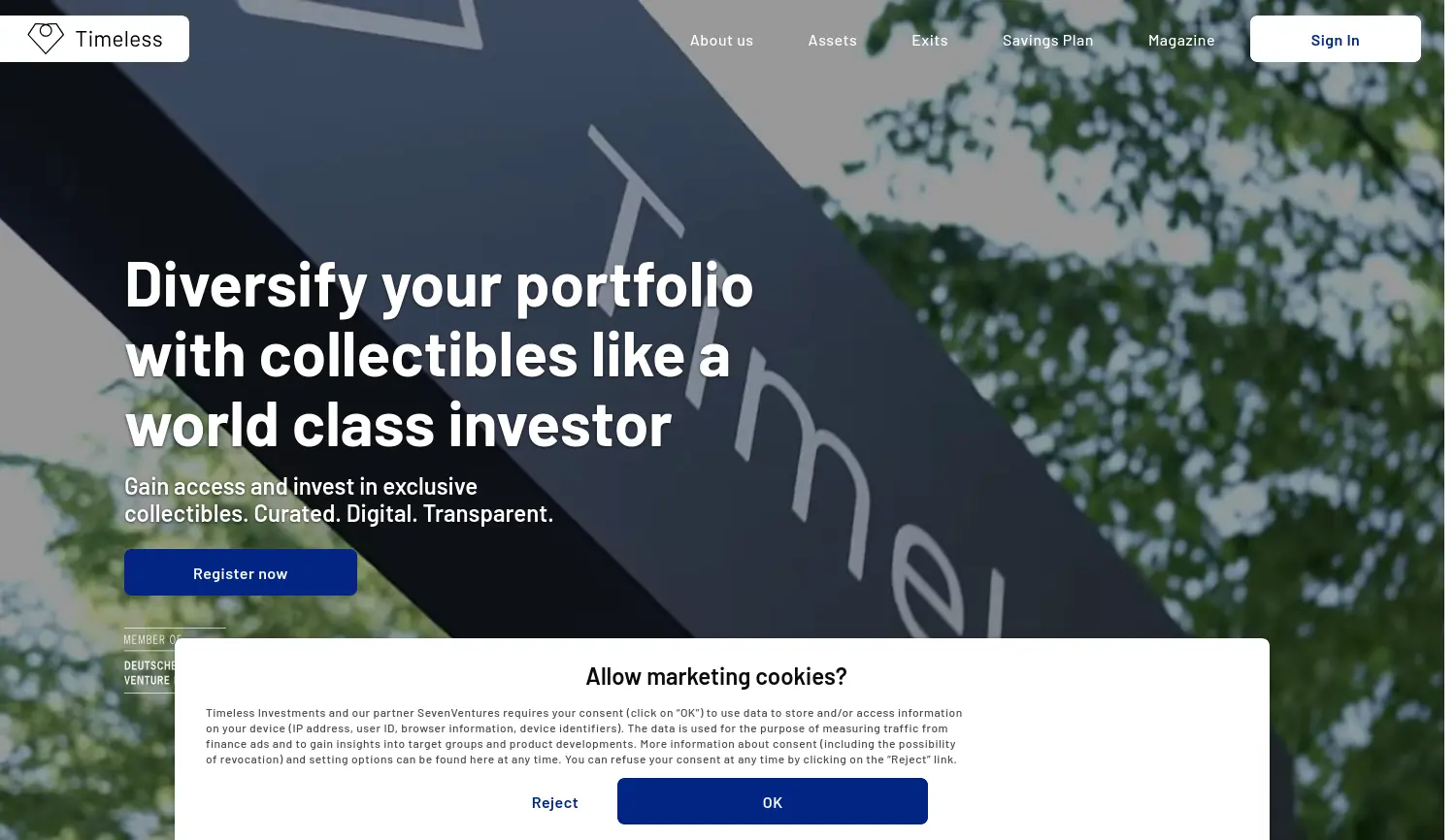 Website der Firma New Horizon GmbH