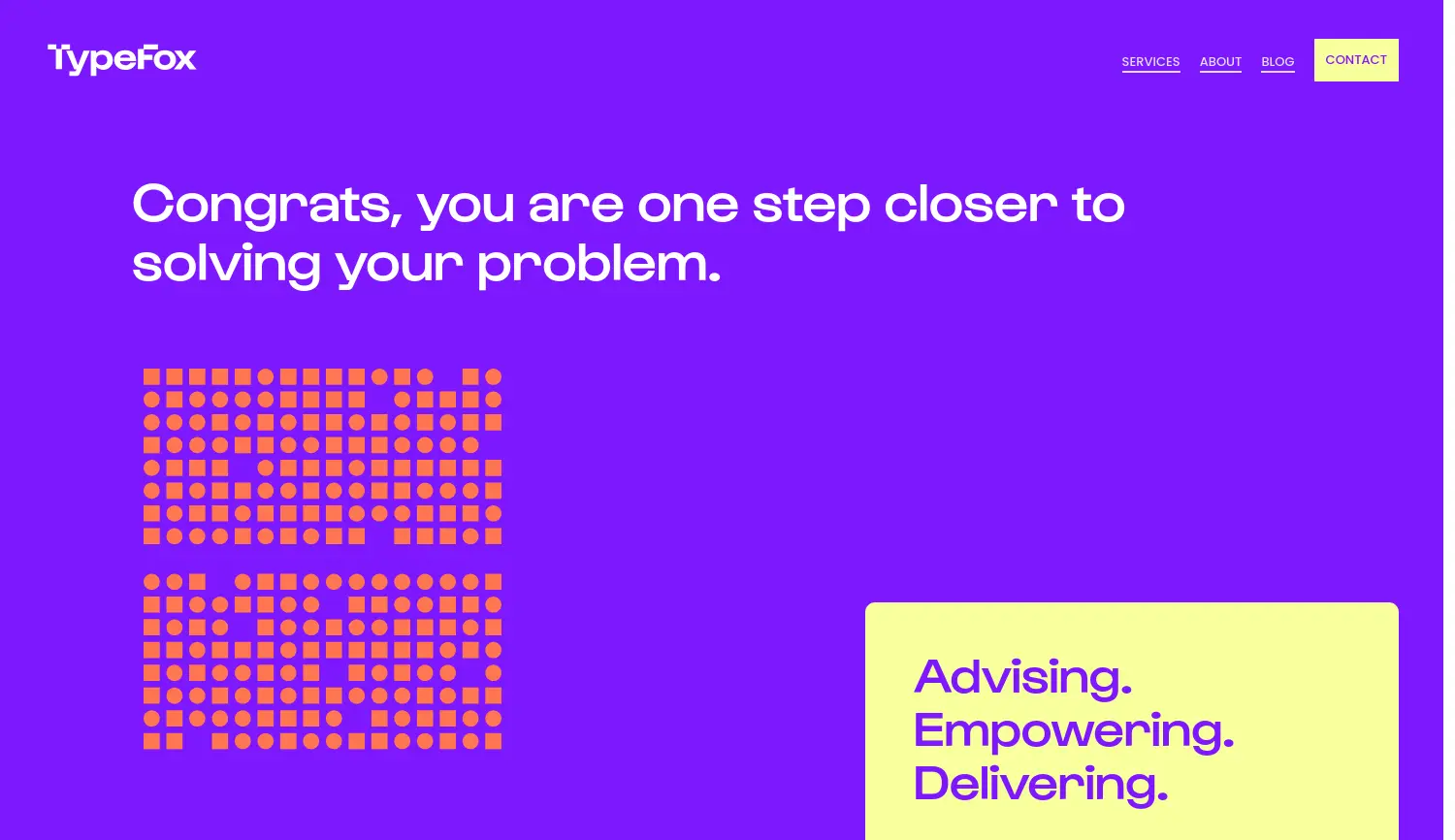 Website der Firma TypeFox GmbH