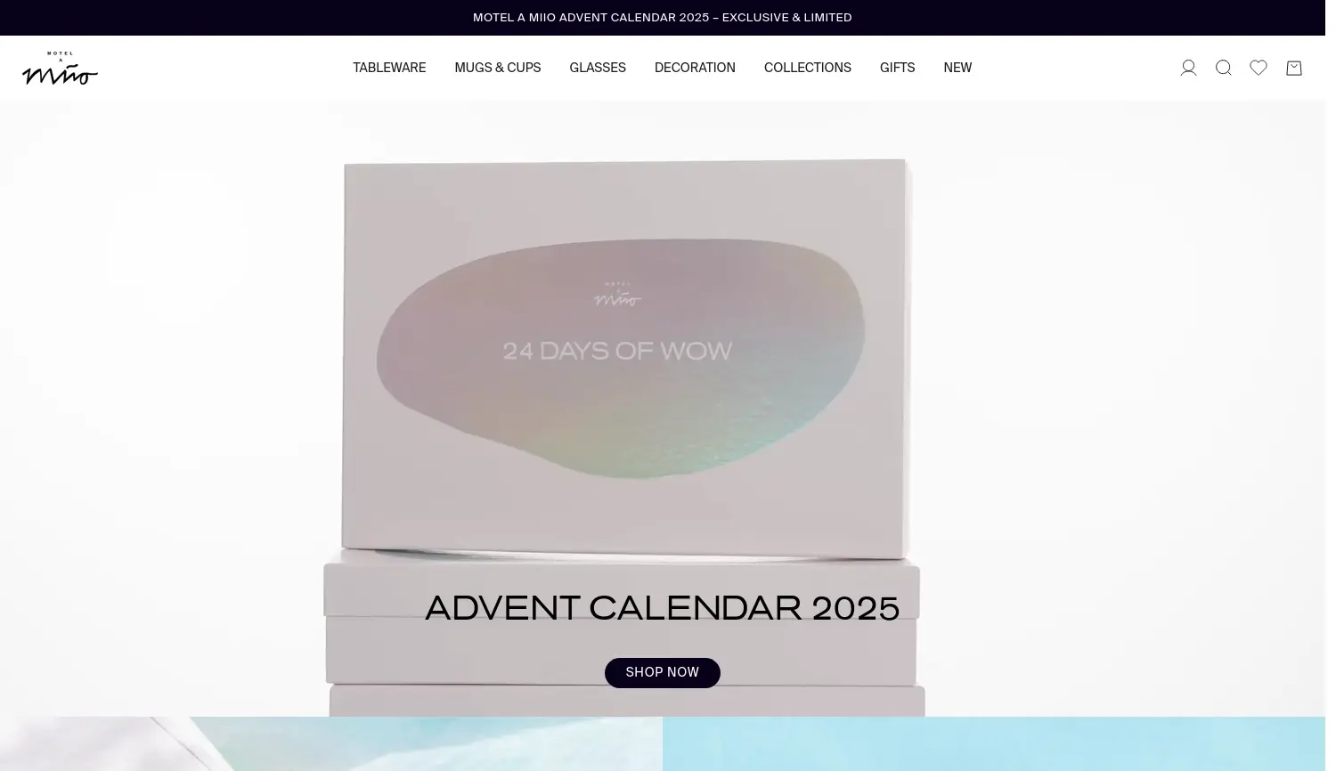 Website der Firma Motel a Miio