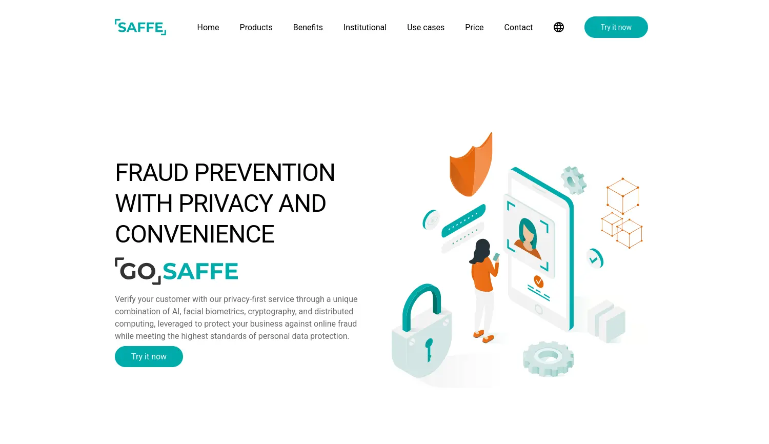 Website der Firma Saffe