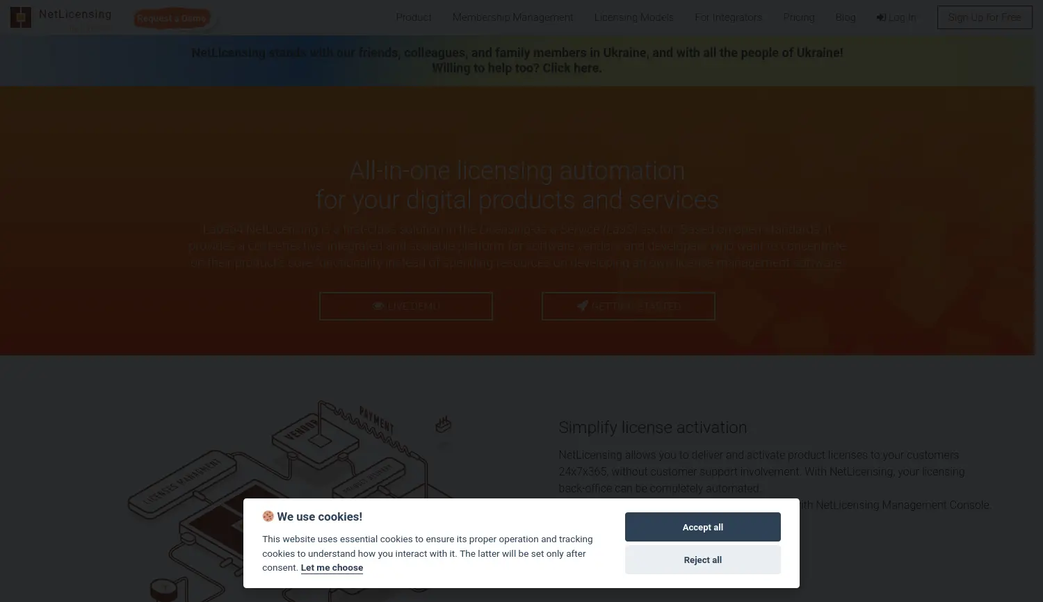 Website der Firma Labs64 GmbH