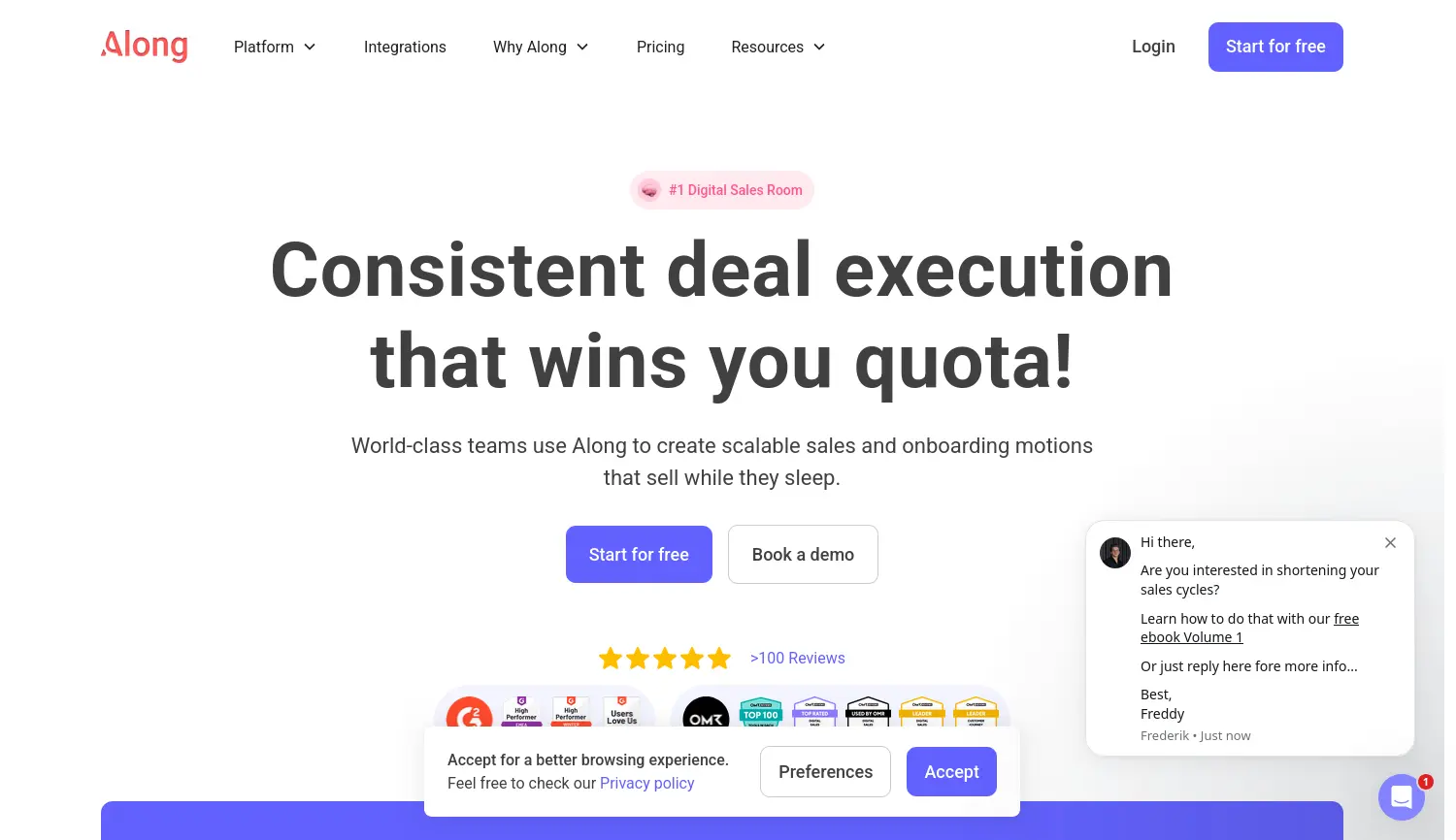 Website der Firma Along Technologies GmbH