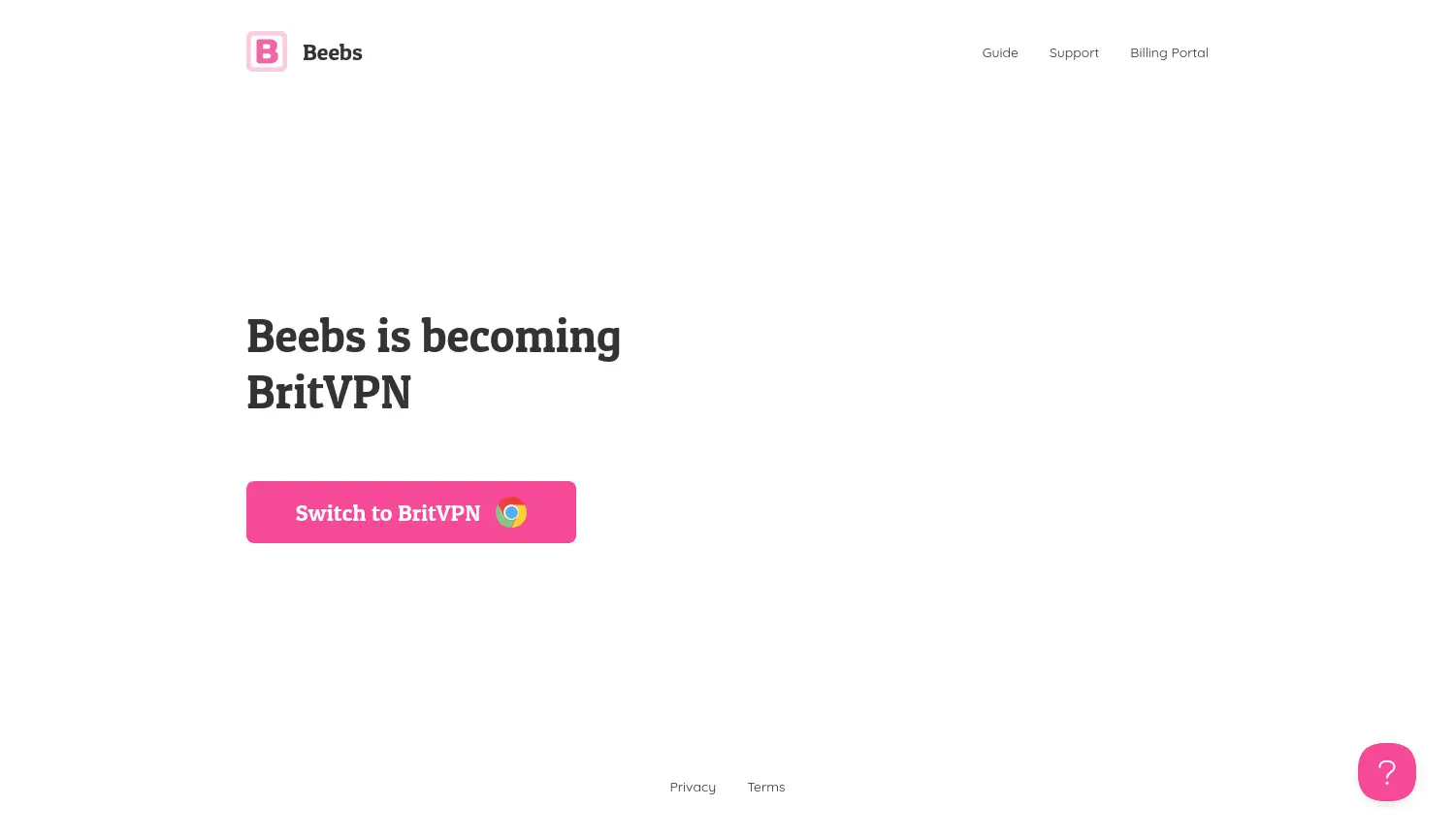 Website der Firma Beebs