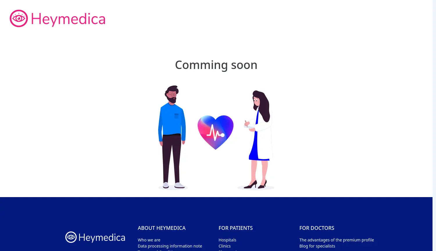 Website der Firma Heymedica