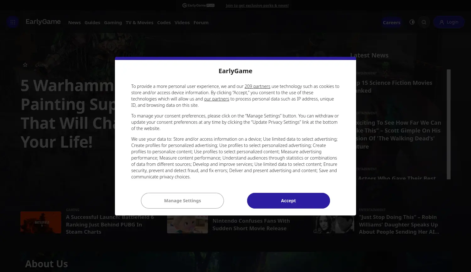 Website der Firma eSports Media GmbH
