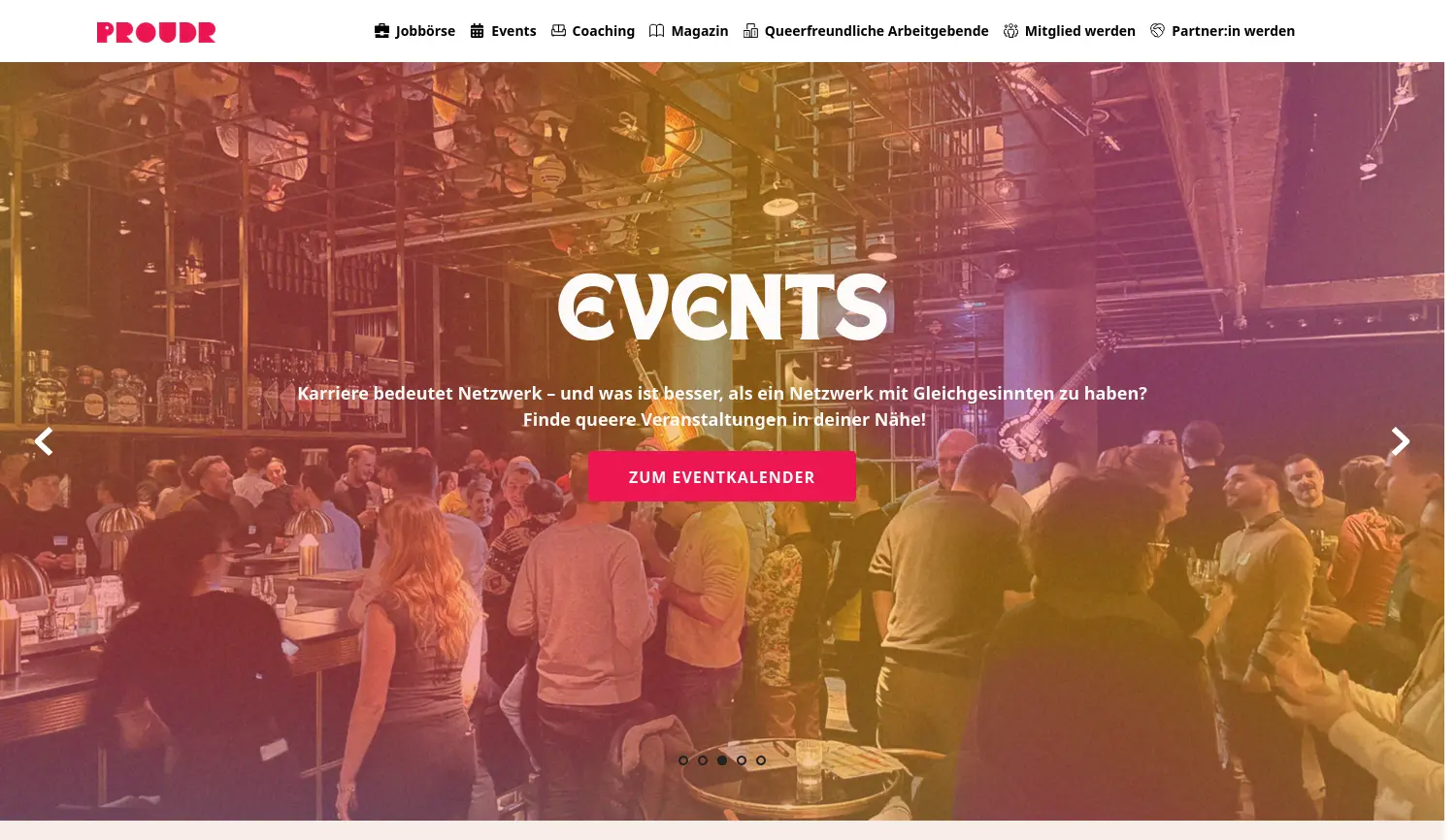 Website der Firma Uhlala GmbH