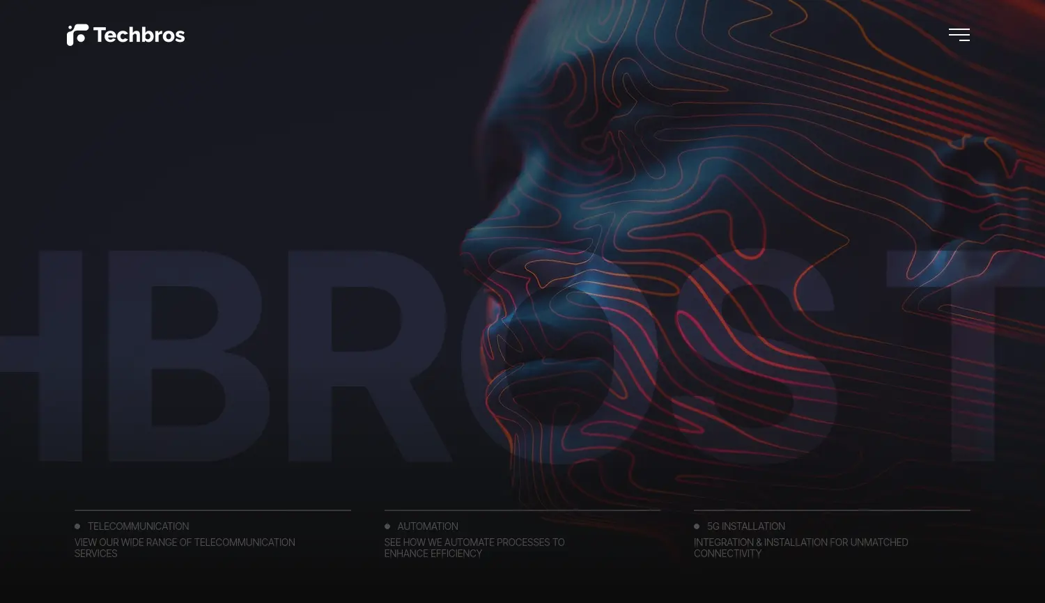 Website der Firma TECHBROS GMBH