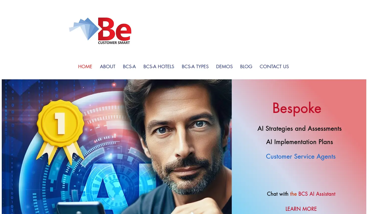 Website der Firma Be Customer Smart