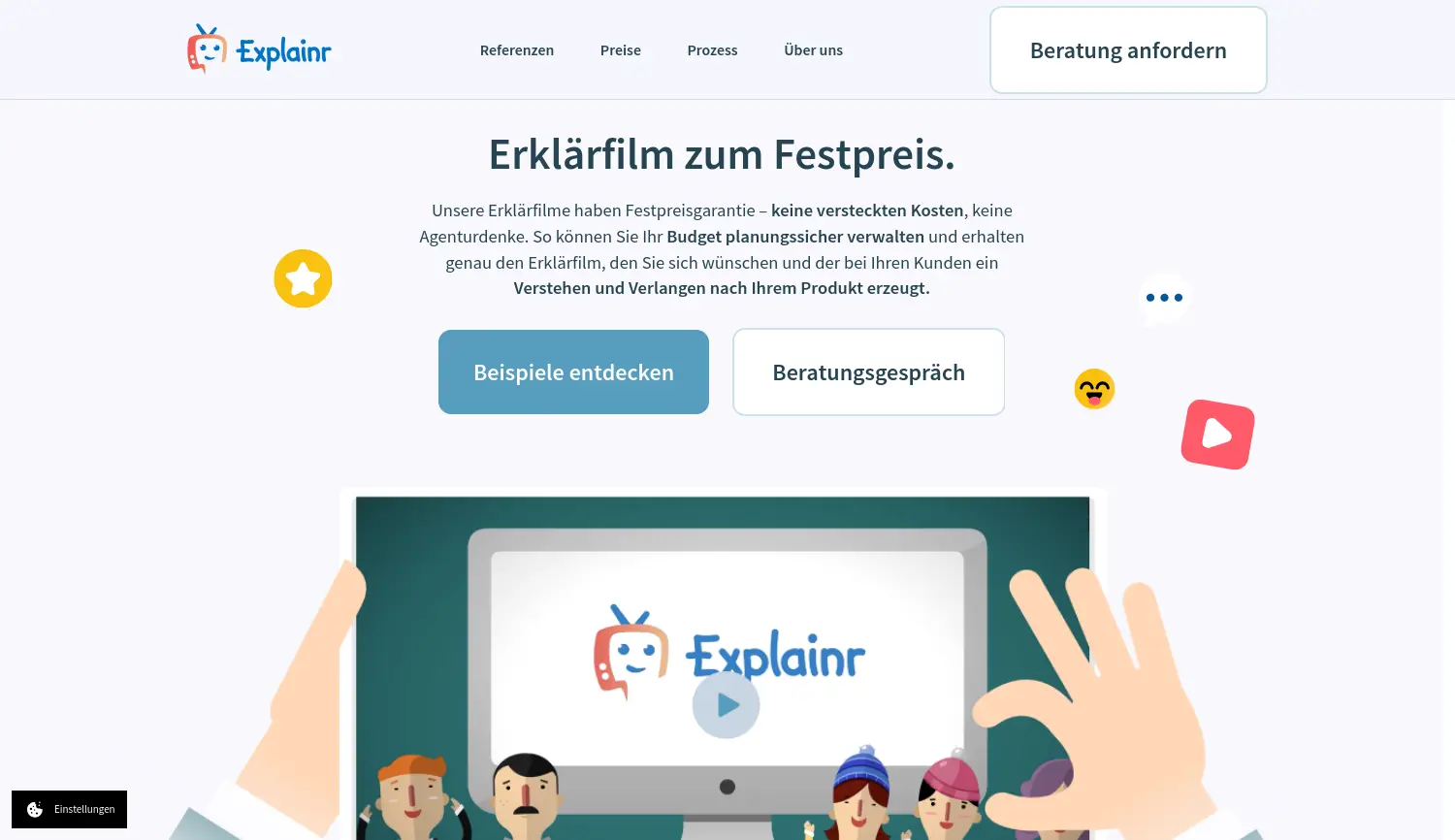Website der Firma Stoerkens GmbH