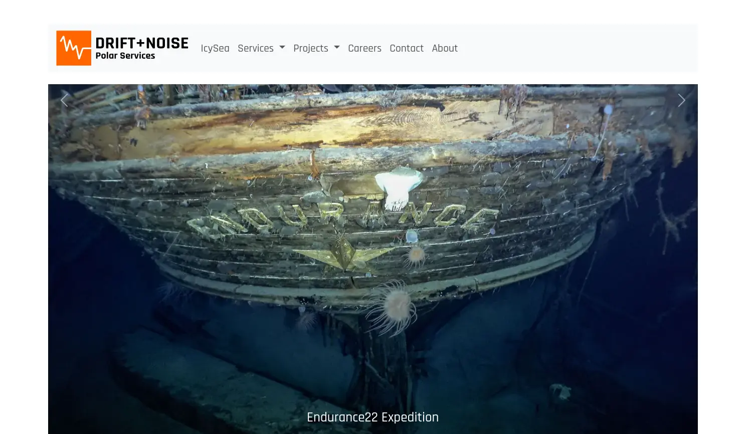 Website der Firma Drift Noise GmbH