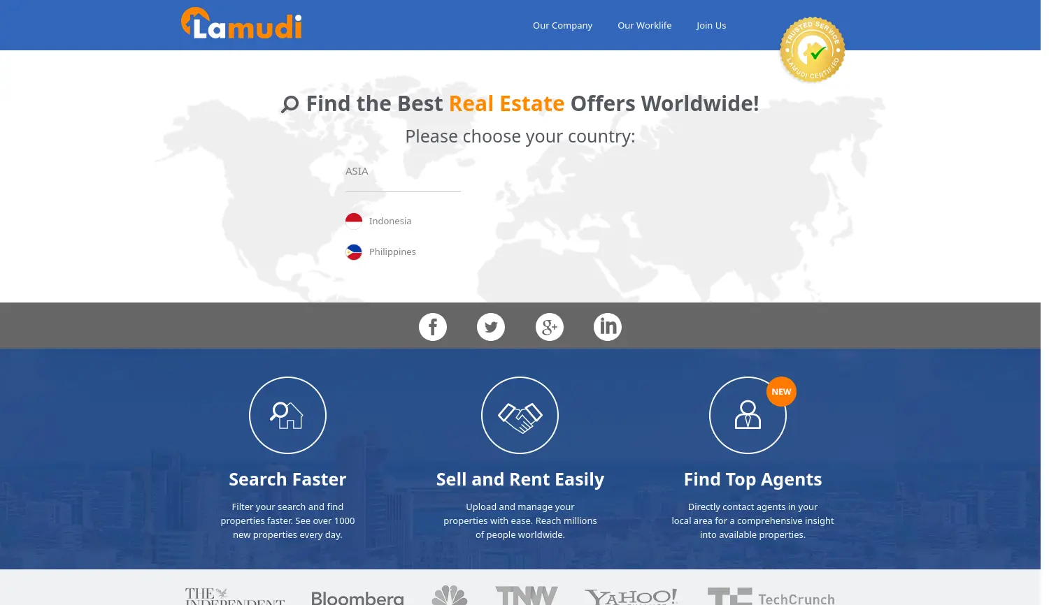 Website der Firma Bambino 108. VV UG