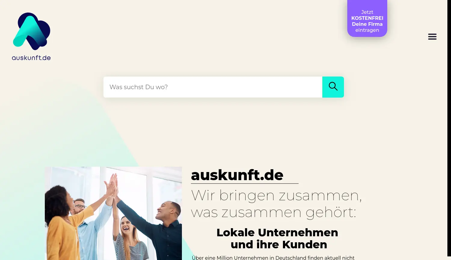 Website der Firma Alpha Neun GmbH & Co. KG