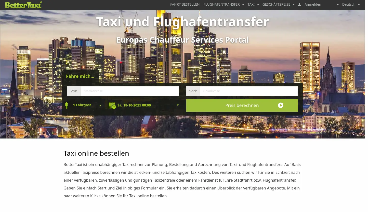 Website der Firma BetterTec Gmbh