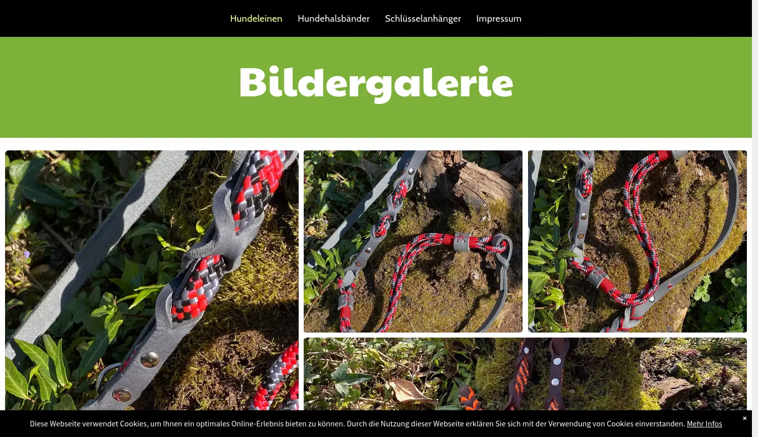 Website der Firma Elke May