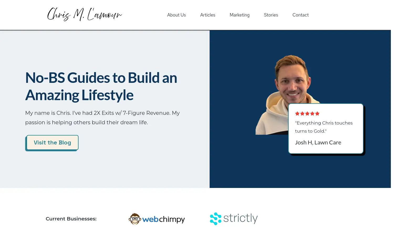 Website der Firma Divolution