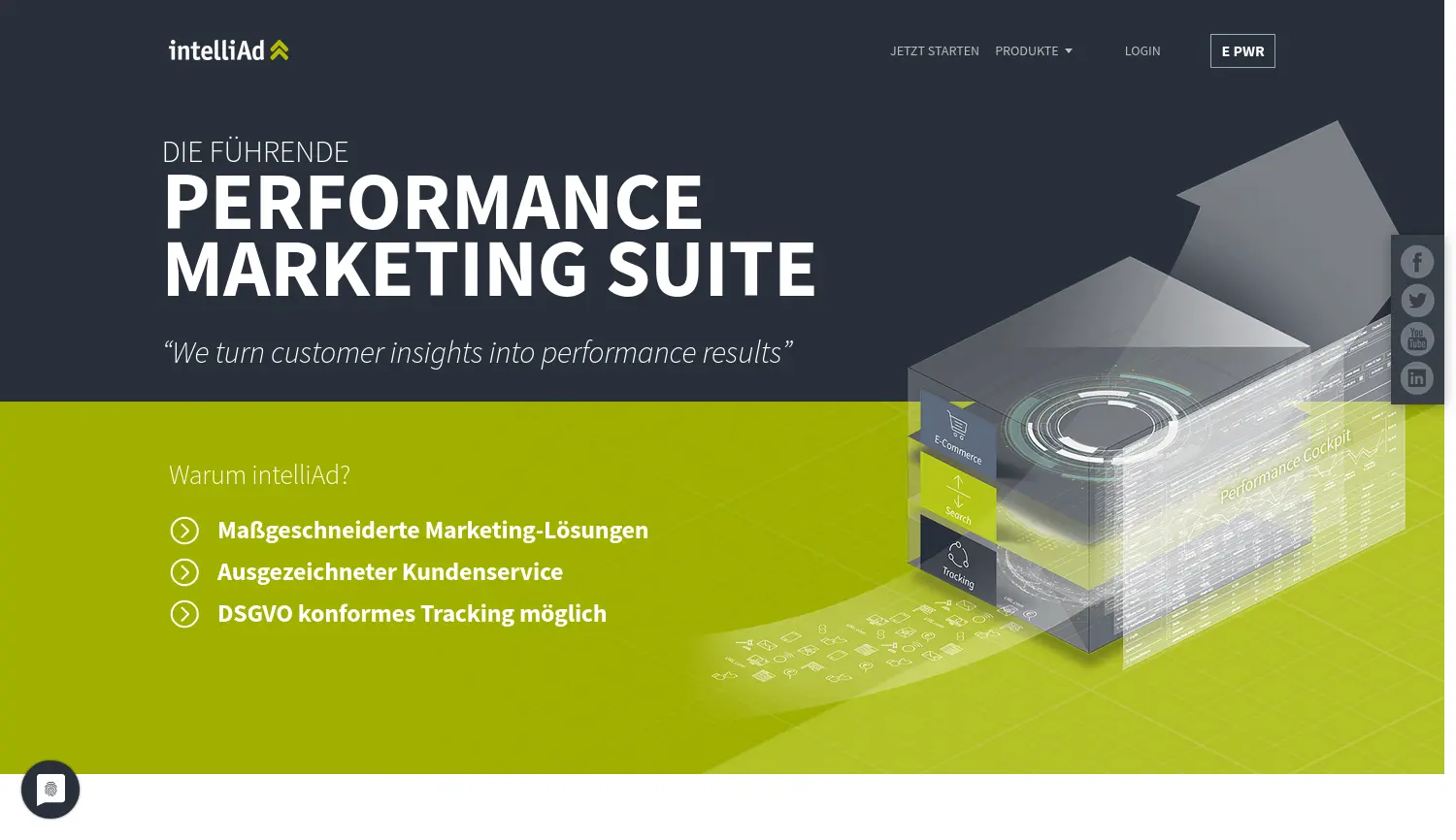 Website der Firma AdValue Group GmbH