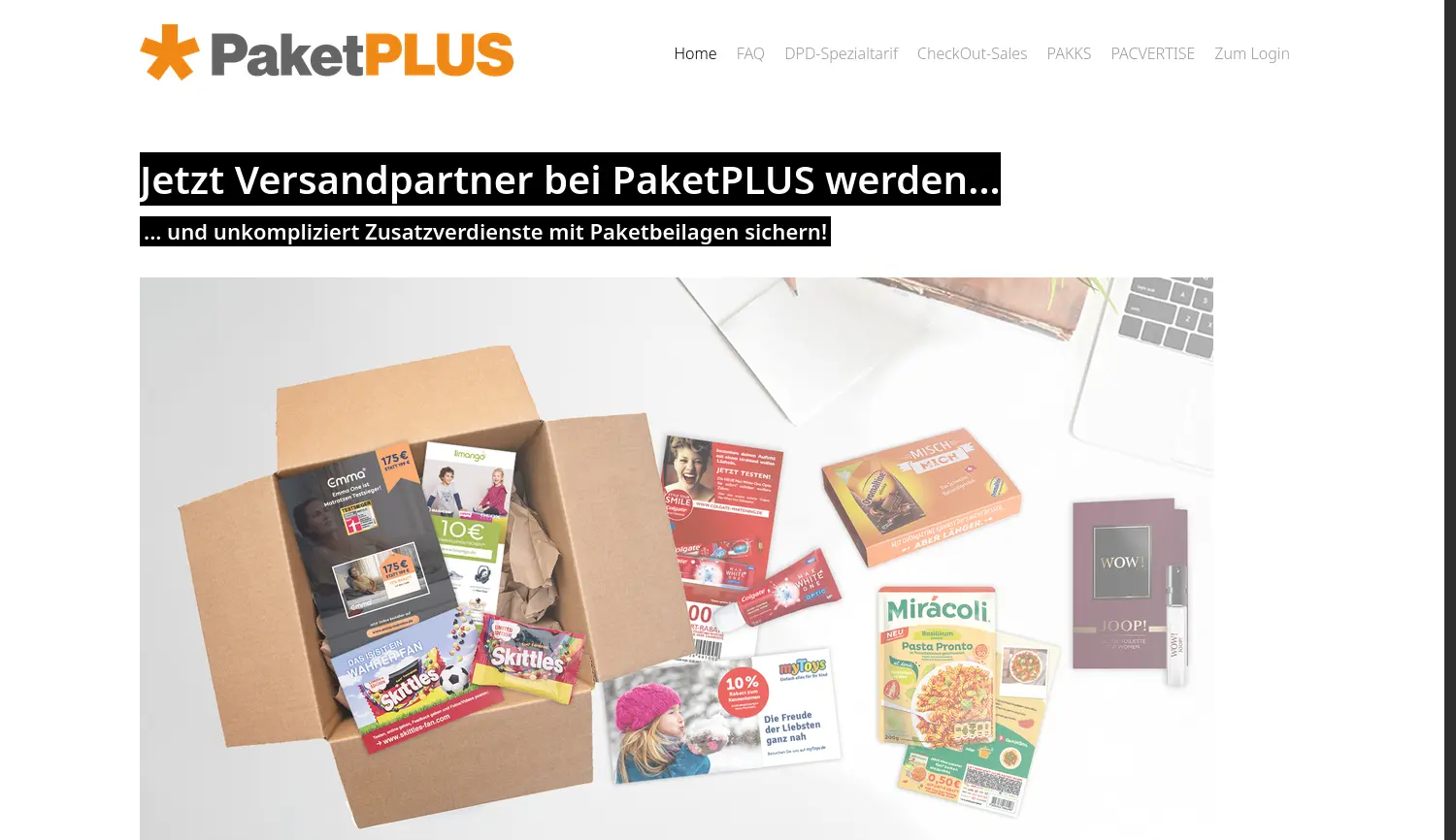 Website der Firma BurdaVerlag Publishing GmbH