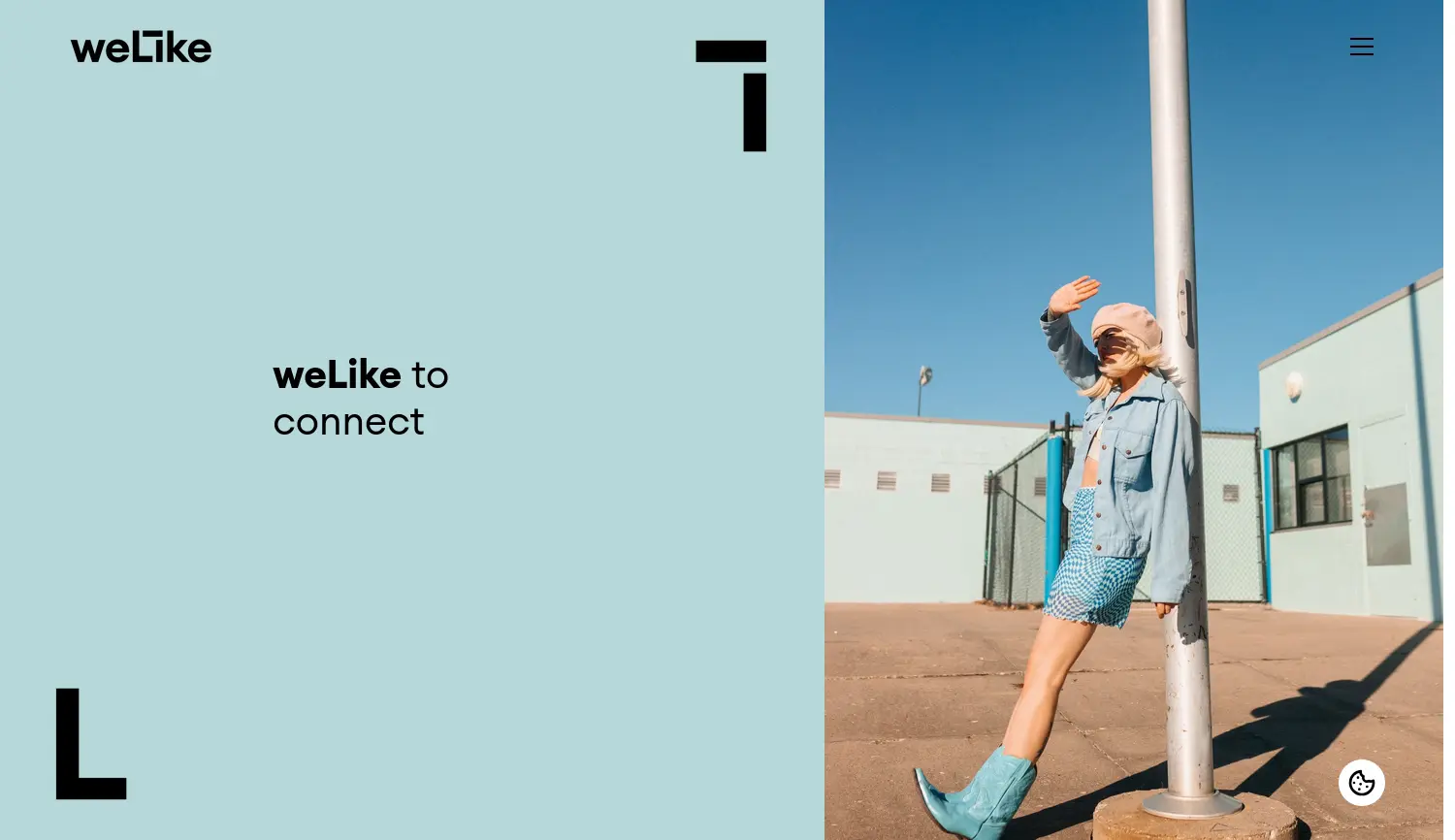 Website der Firma weLike GmbH