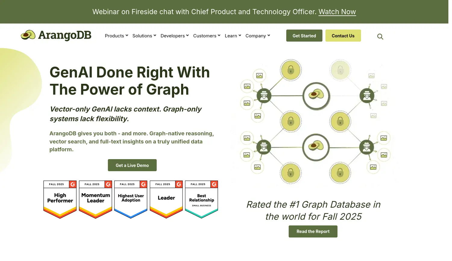Website der Firma ArangoDB GmbH