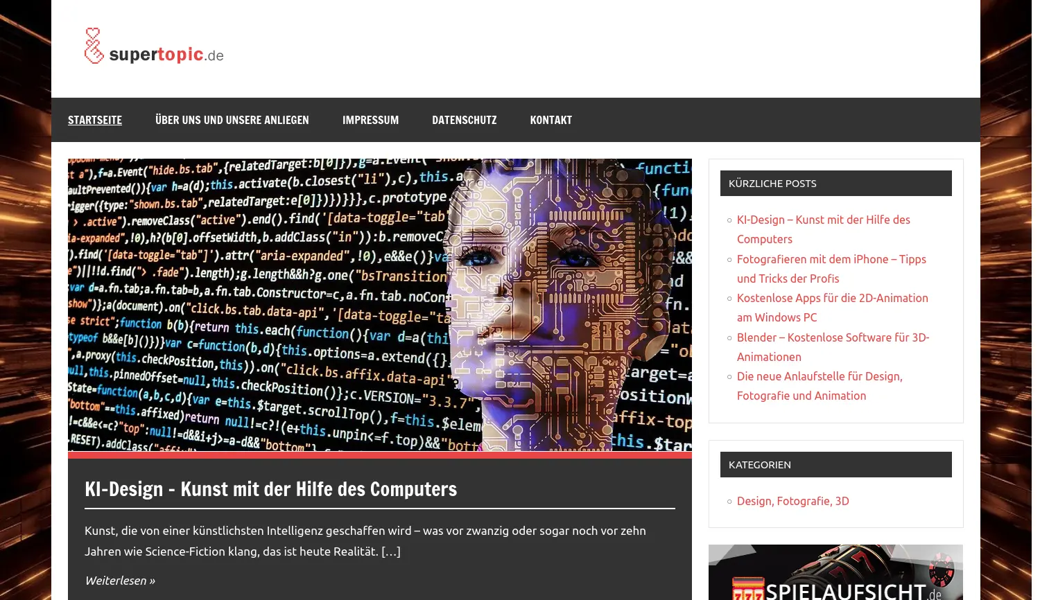 Website der Firma Paskal Franke