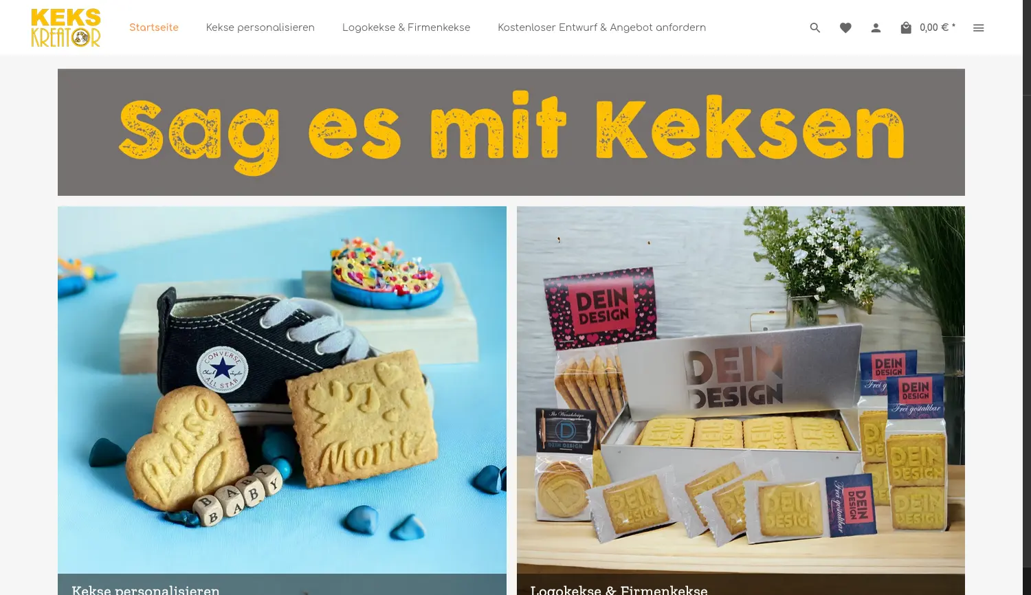 Website der Firma German Bakery Stapper