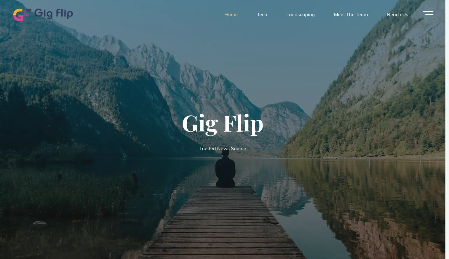 Website der Firma Gig Flip