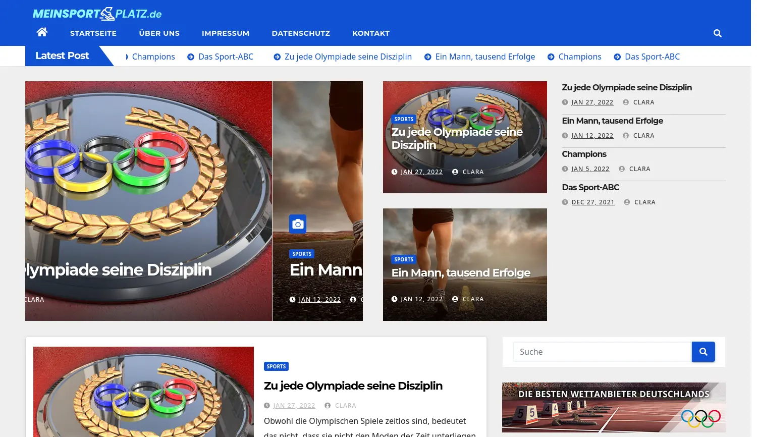 Website der Firma Robby Reichenbach