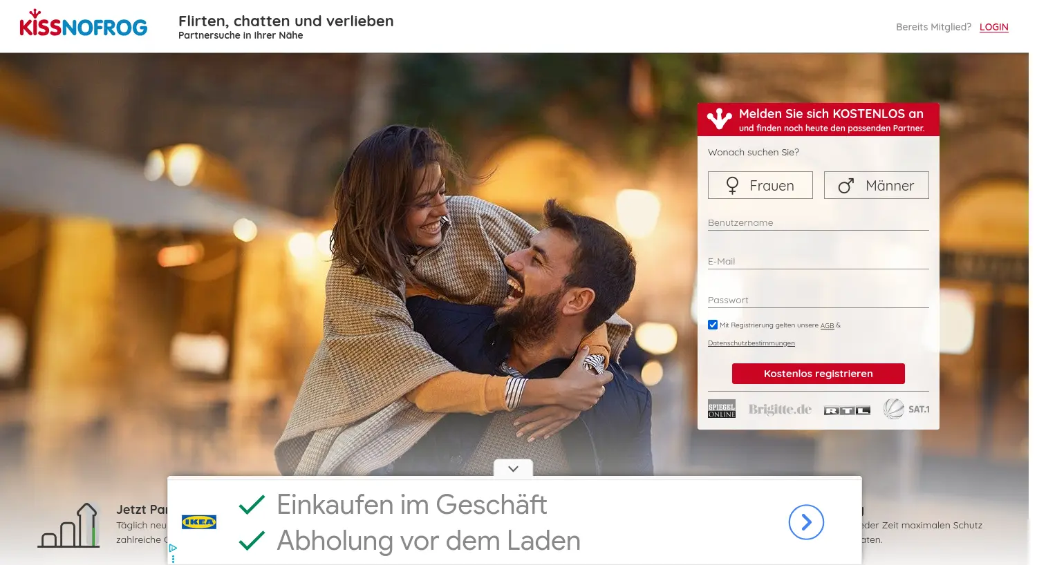 Website der Firma OVC Online Video Communications GmbH