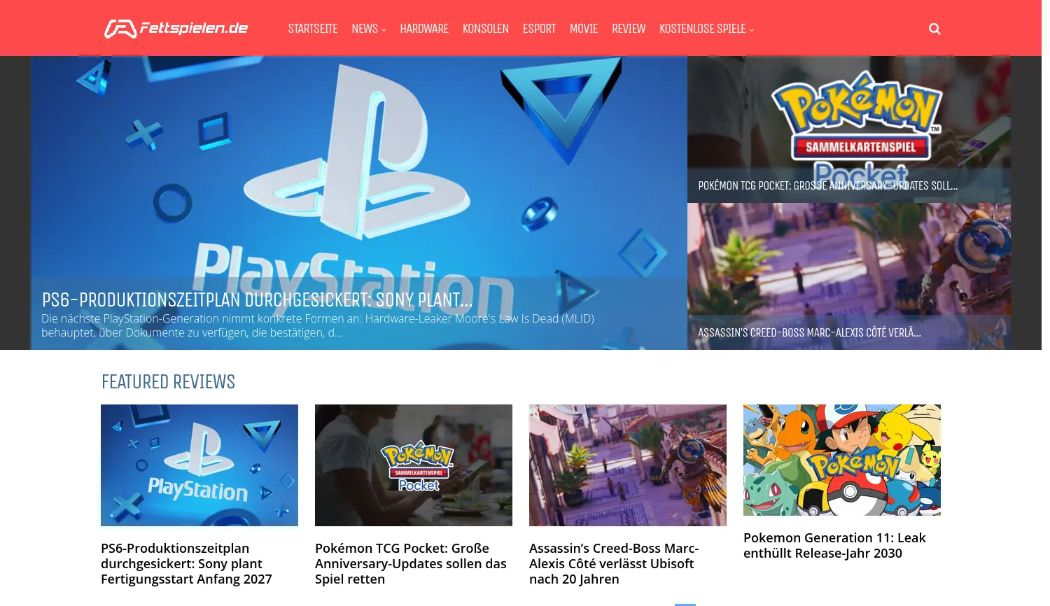 Website der Firma fettspielen.de