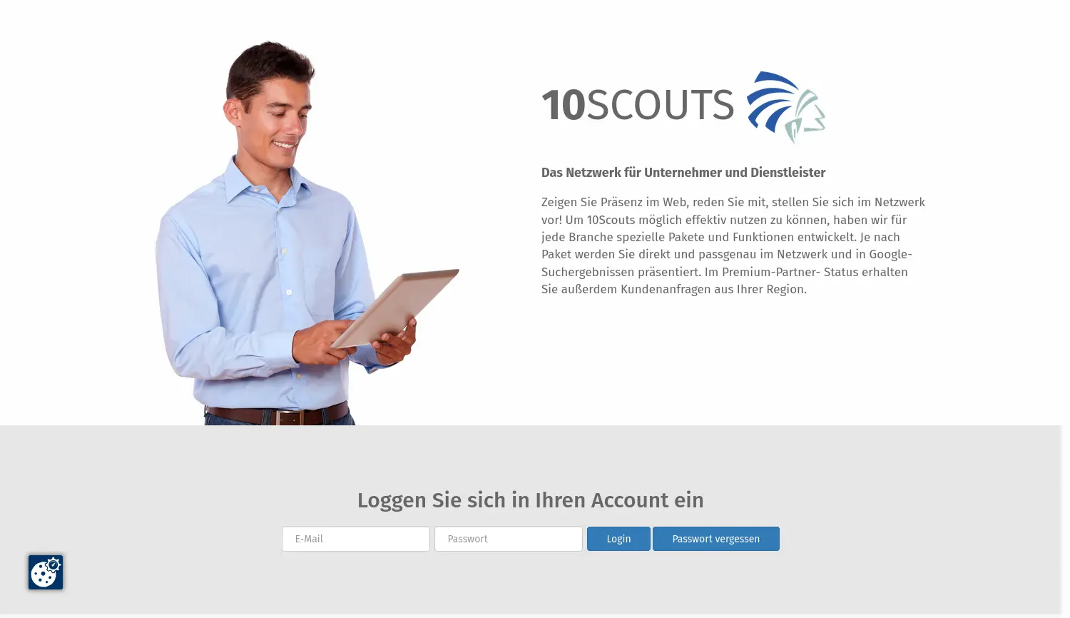 Website der Firma B & P Internetmanagement GmbH
