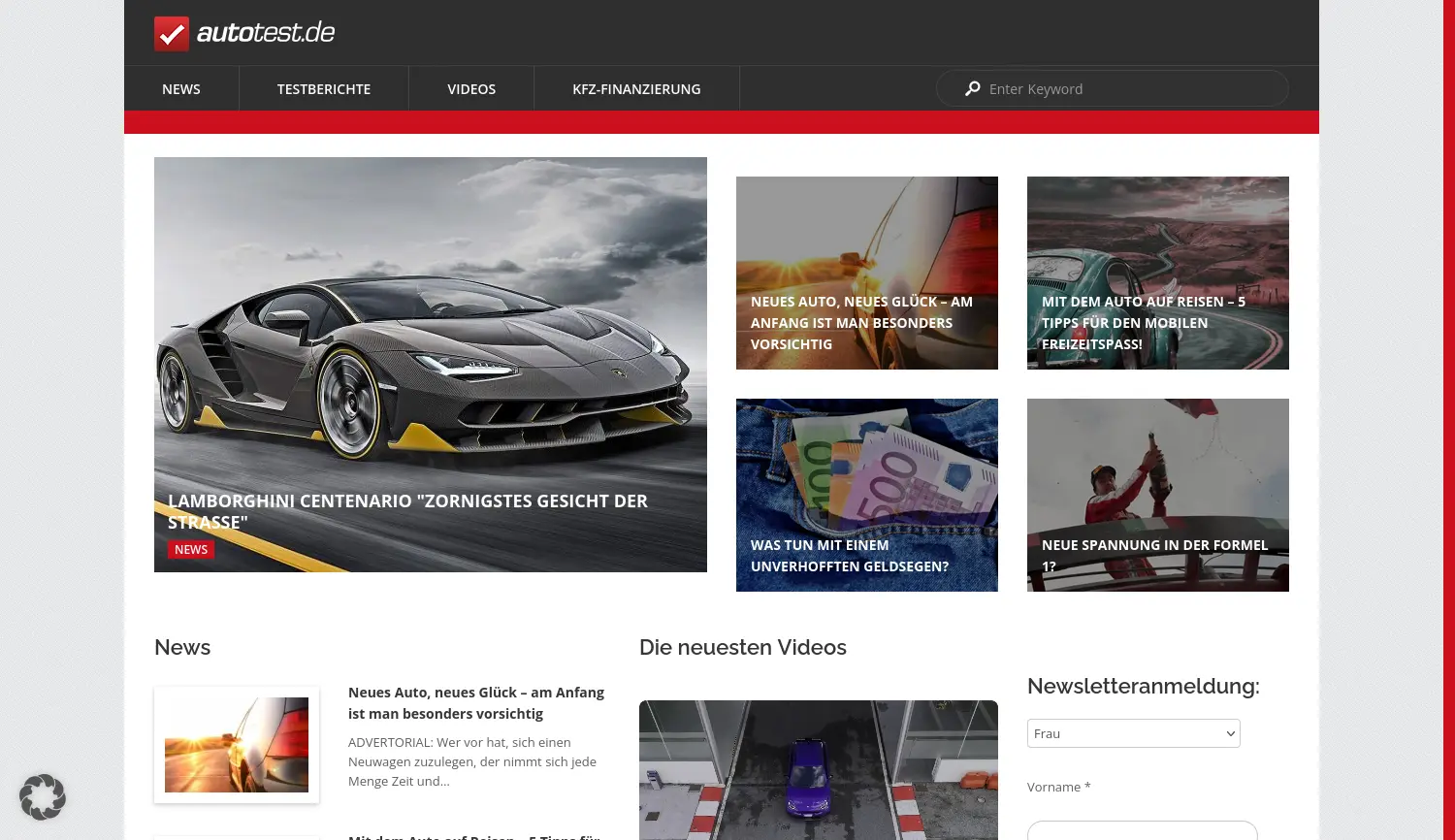 Website der Firma The Performance Network Group GmbH