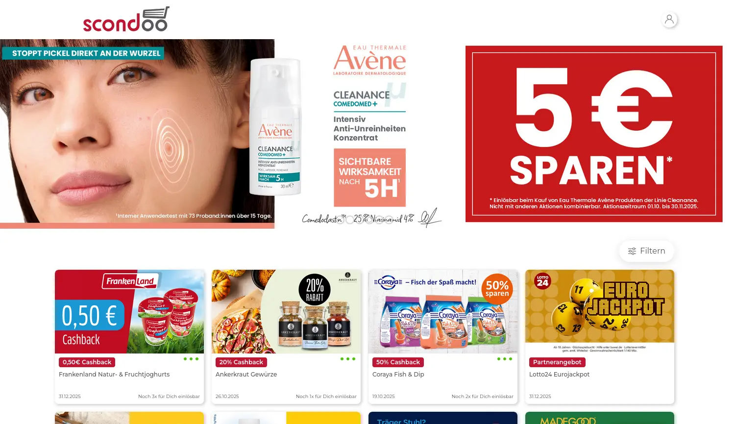 Website der Firma acardo group AG