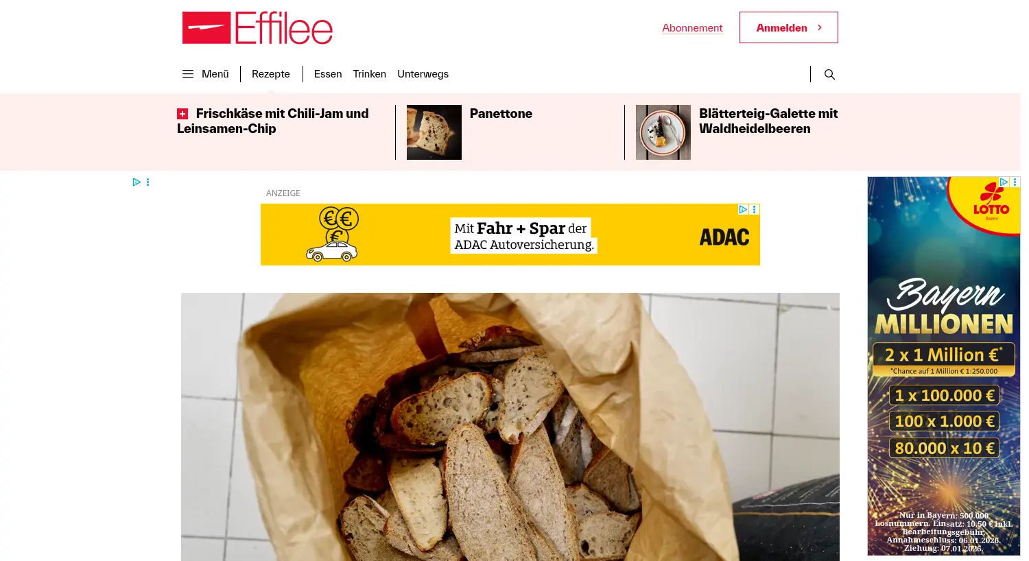 Website der Firma Effilee