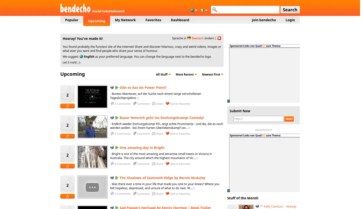 Website der Firma bendecho