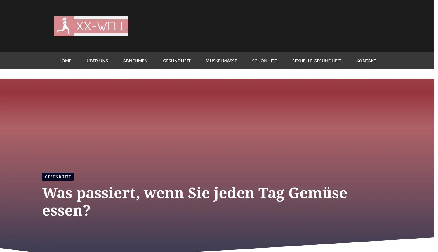 Website der Firma XX-well
