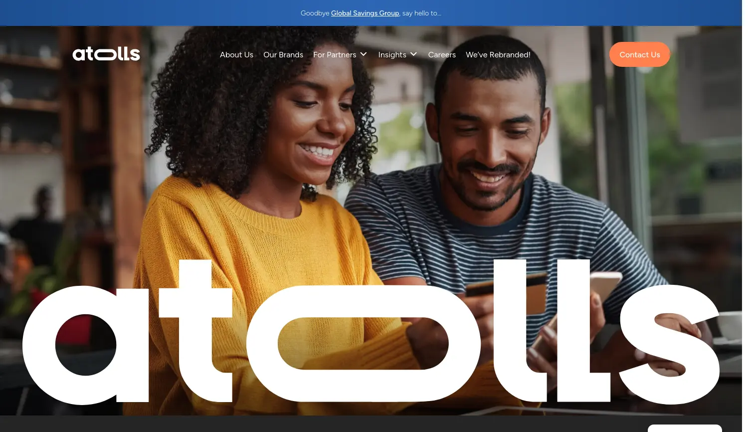Website der Firma Atolls GmbH