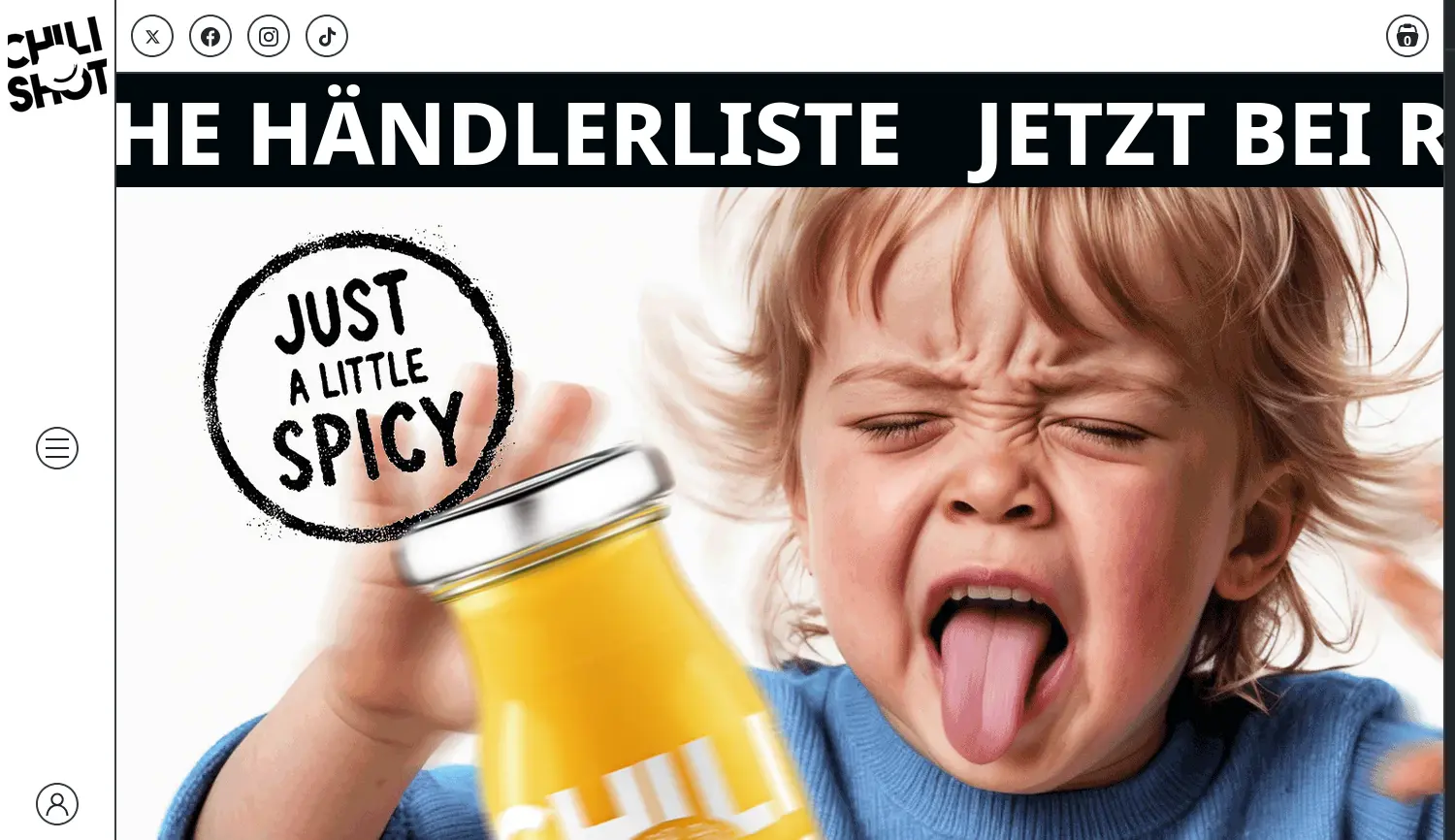 Website der Firma Chilishot