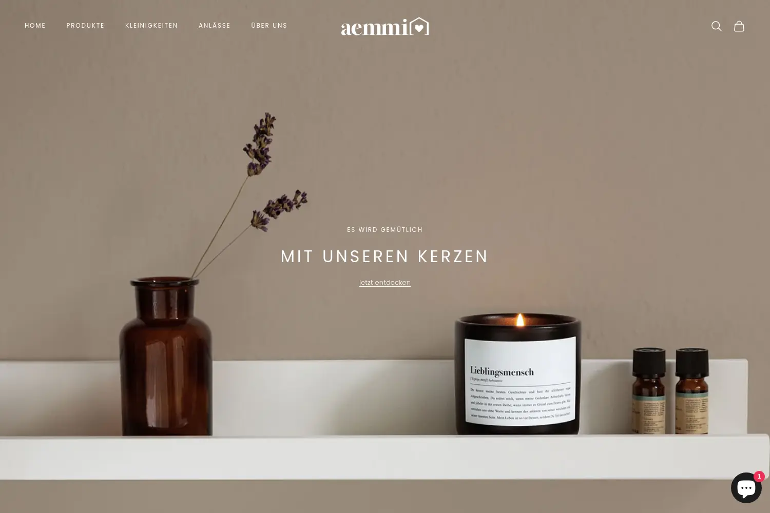 Website der Firma aemmi