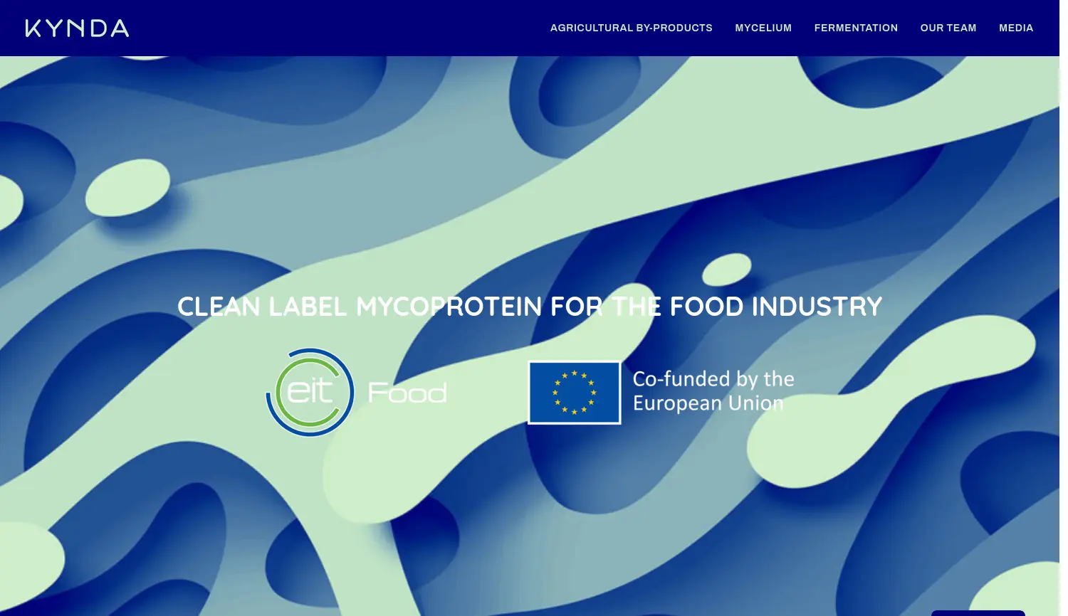 Website der Firma Kynda Biotech GmbH