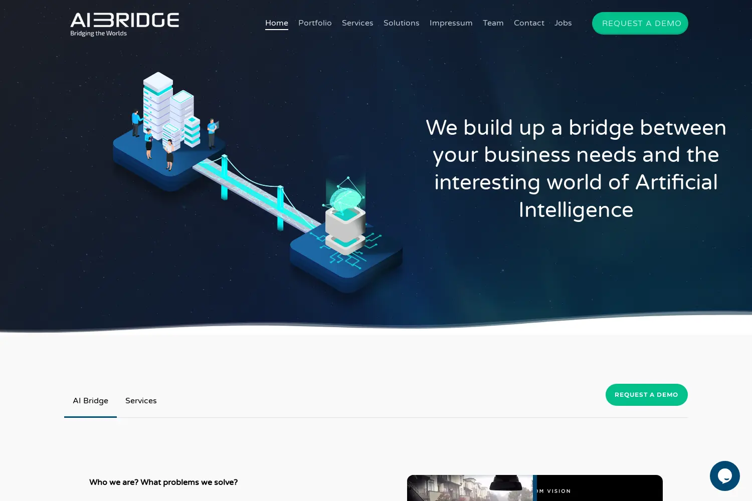 Website der Firma Al-Bridge UG