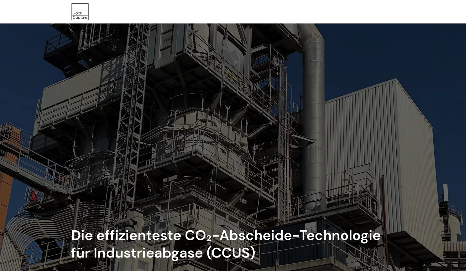 Website der Firma Black Capture UG (haftungsbeschränkt)