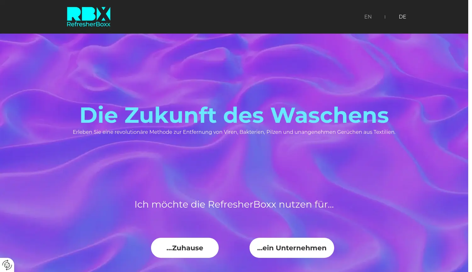 Website der Firma Infinity StartUp GmbH