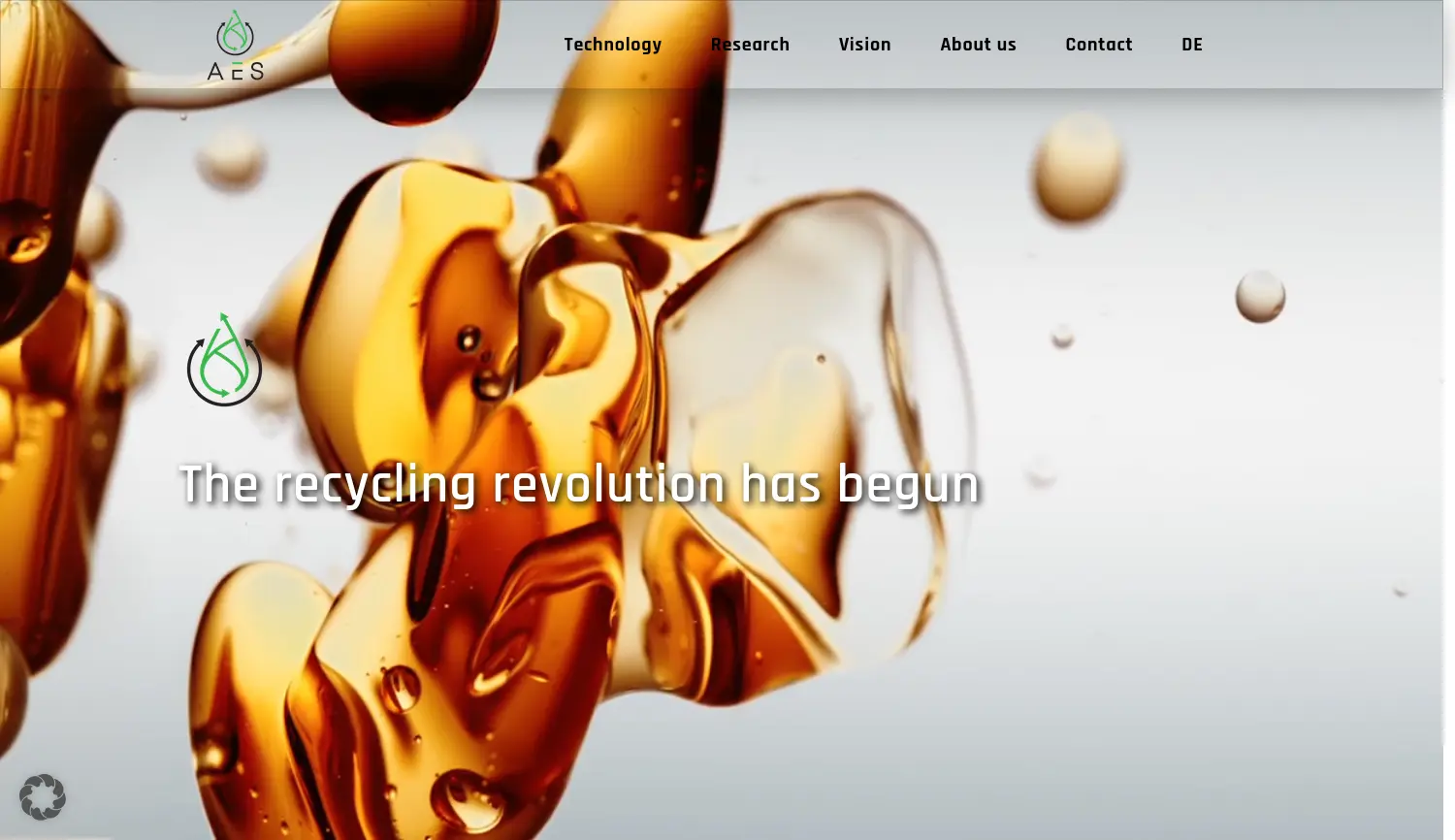 Website der Firma AES Autonome Energiesysteme GmbH