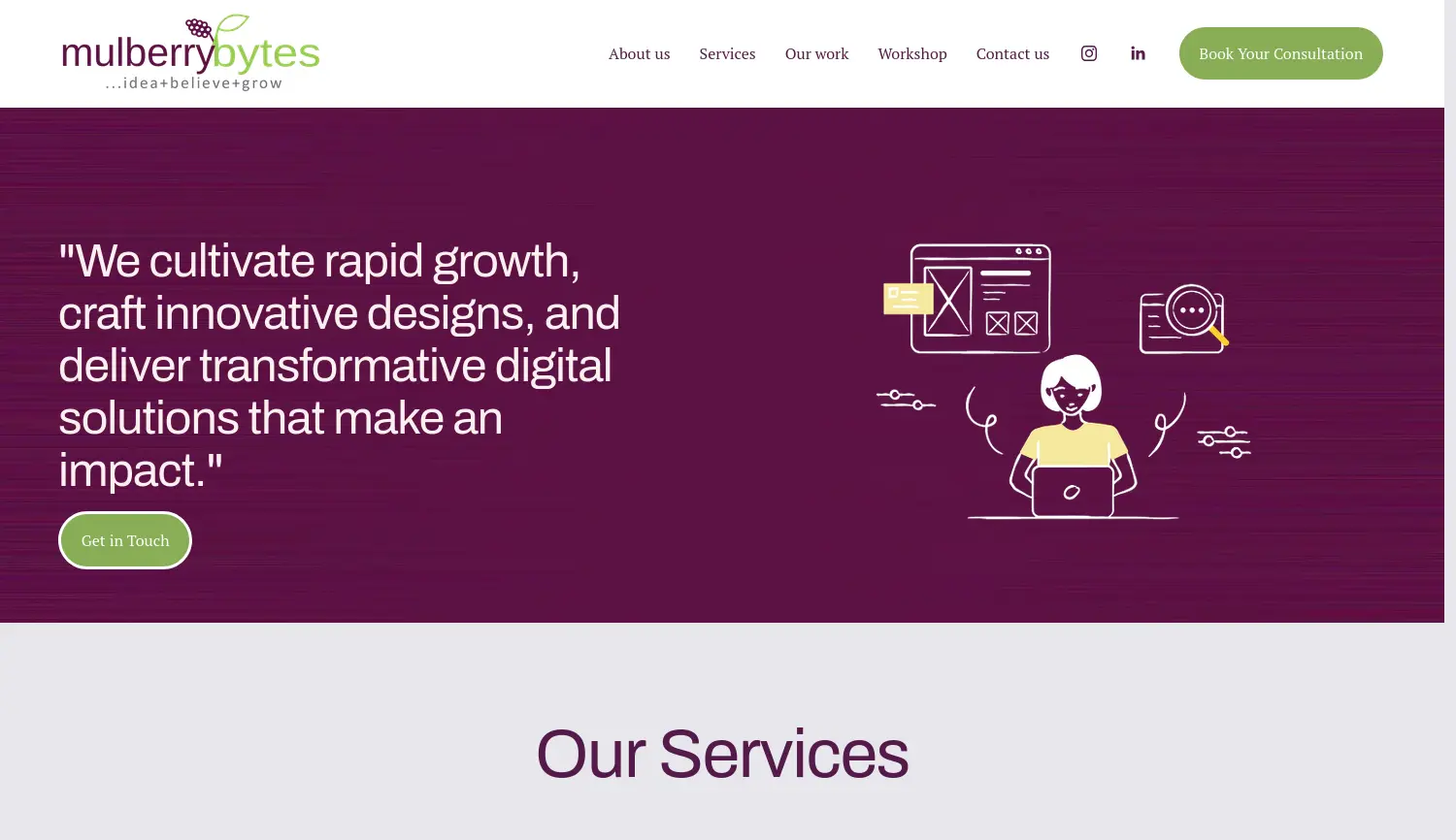 Website der Firma Sana Naz (Freelancer)