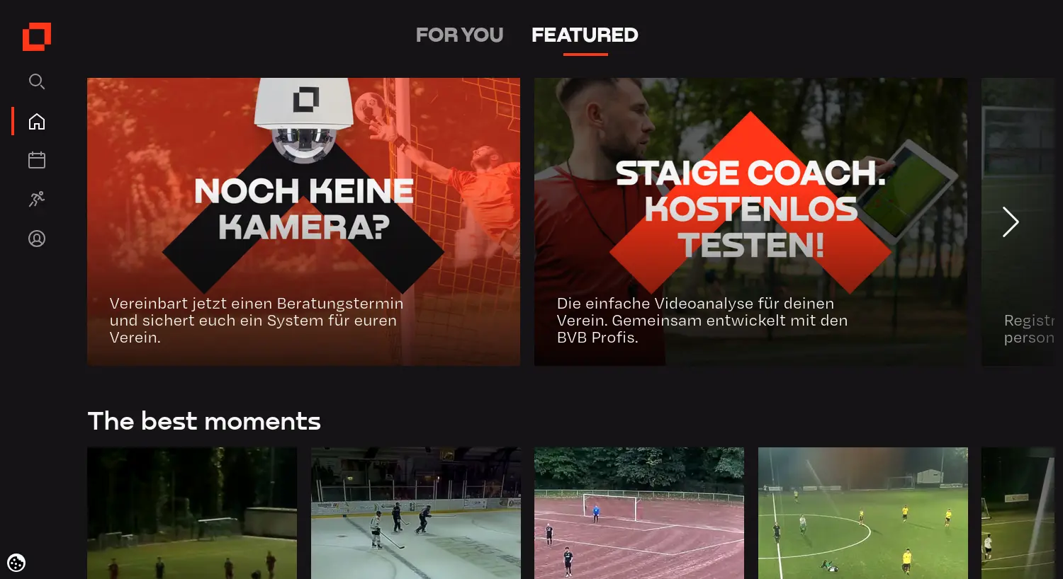 Website der Firma Staige GmbH