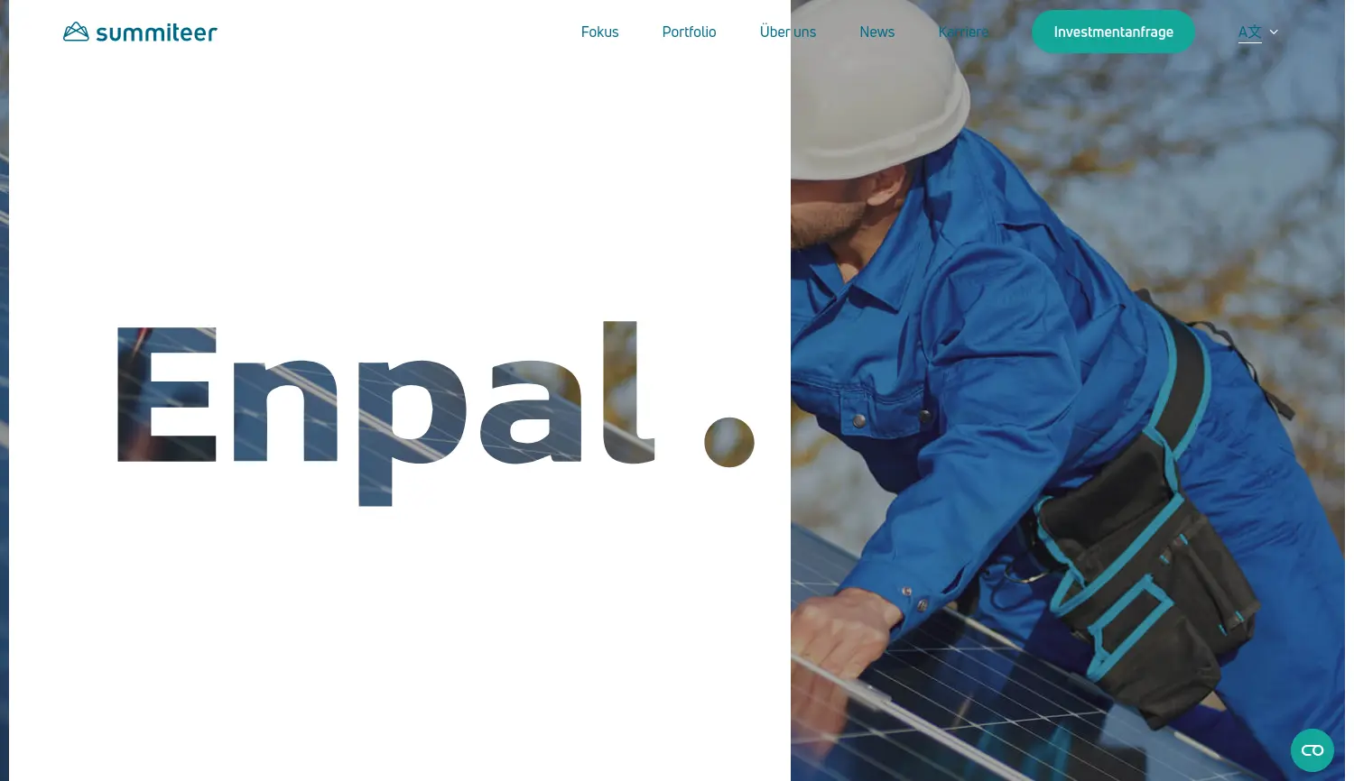 Website der Firma summiteer GmbH