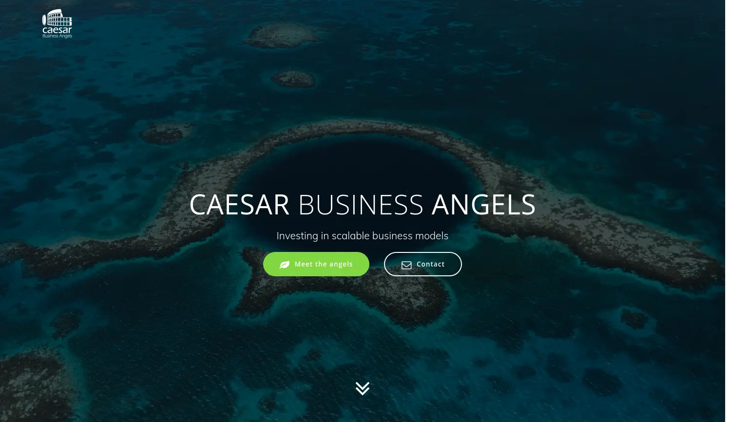 Website der Firma Caesar Business Angels GmbH