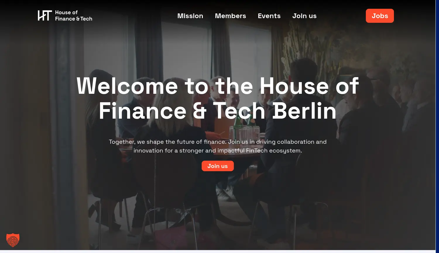 Website der Firma House of Finance and Tech Berlin GmbH