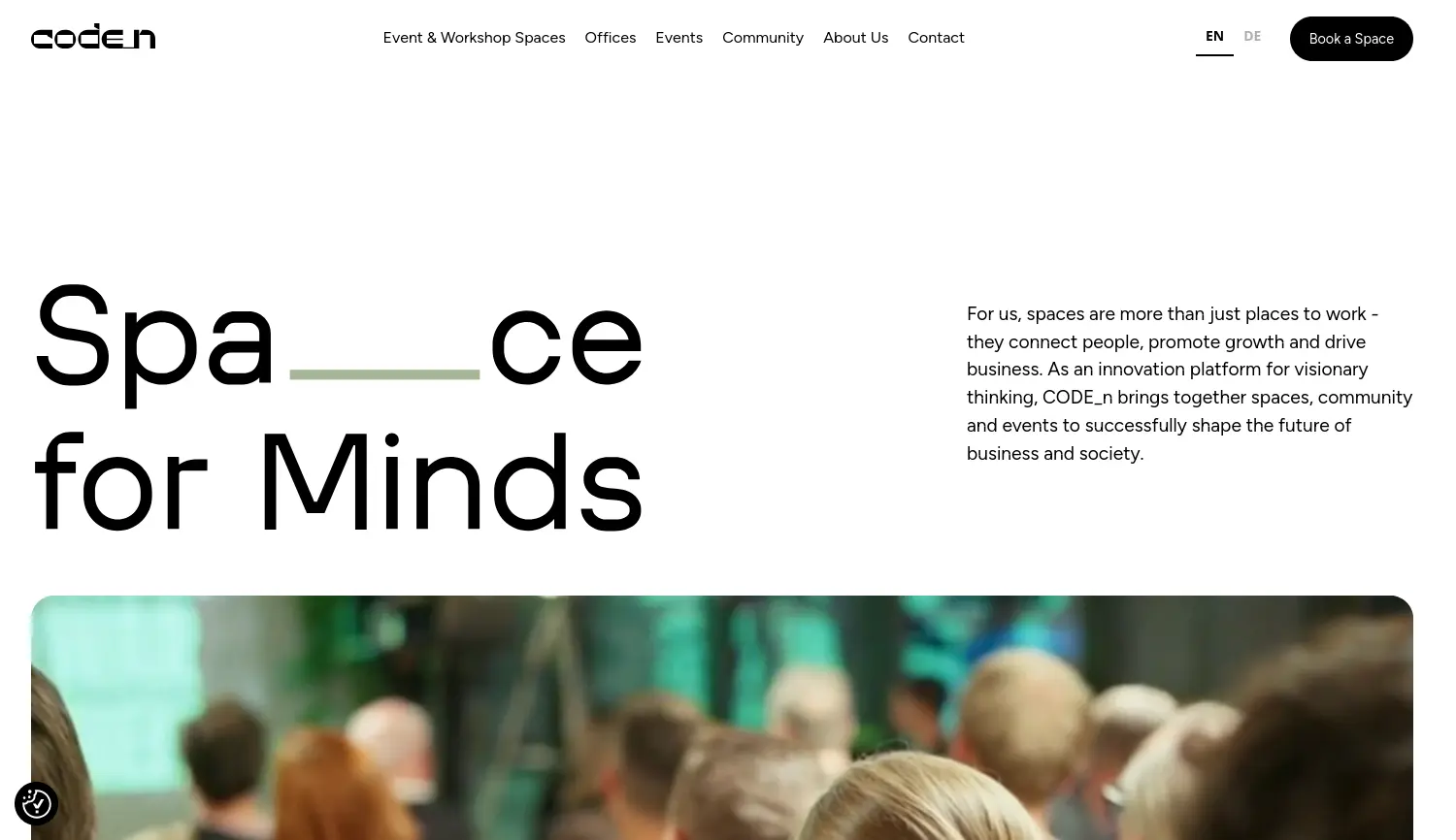 Website der Firma CODE_n GmbH