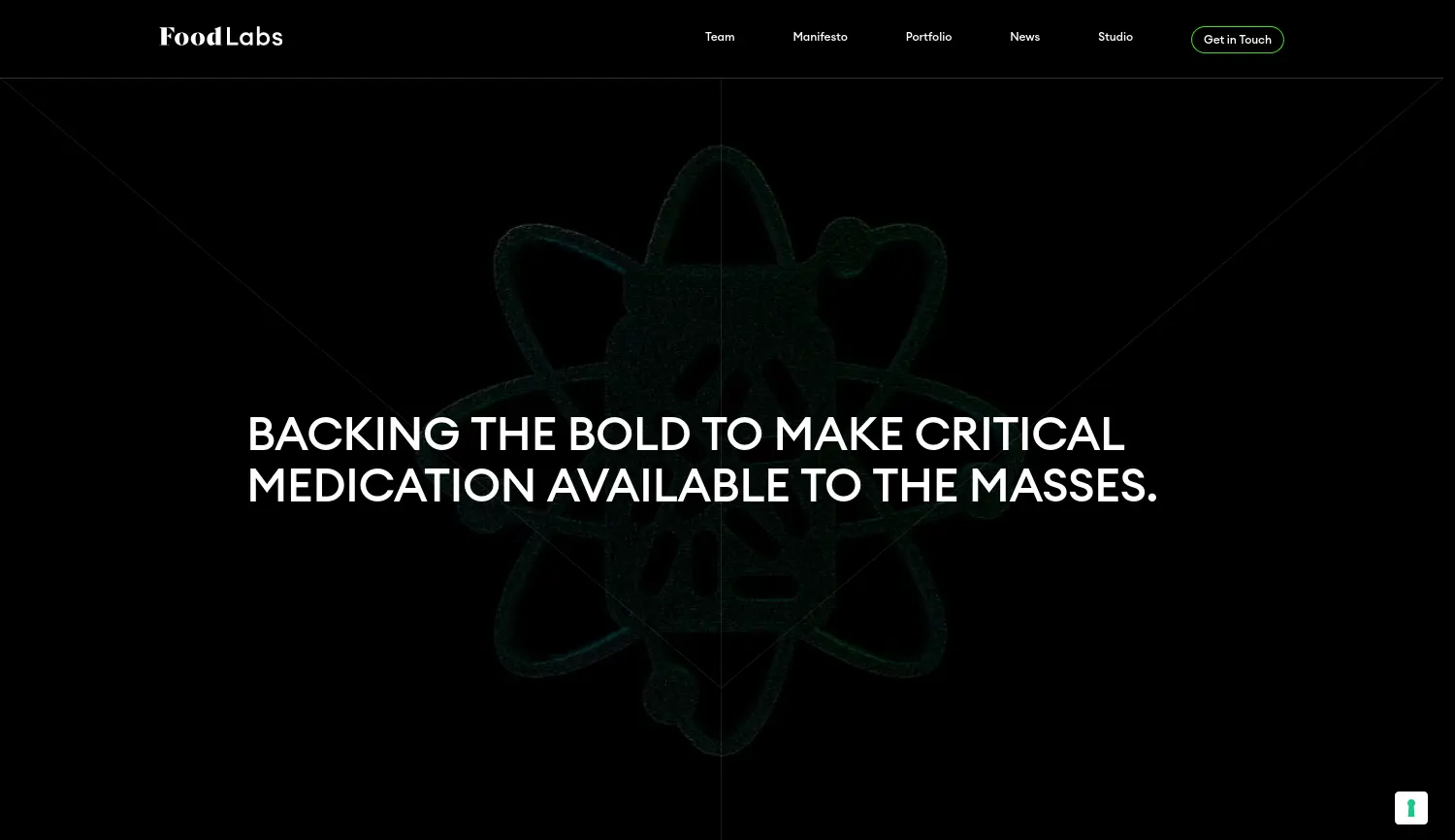 Website der Firma Atlantic Food Labs Manager GmbH